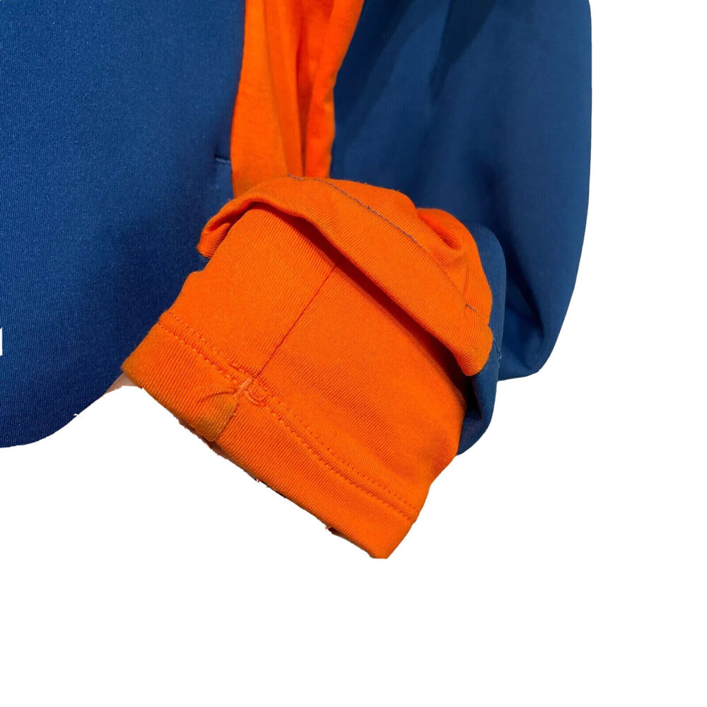 przewalski cycling thermal jacket Orange Blue Full Zip - Picture 4 of 6